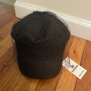Hat with veil - brand new never used